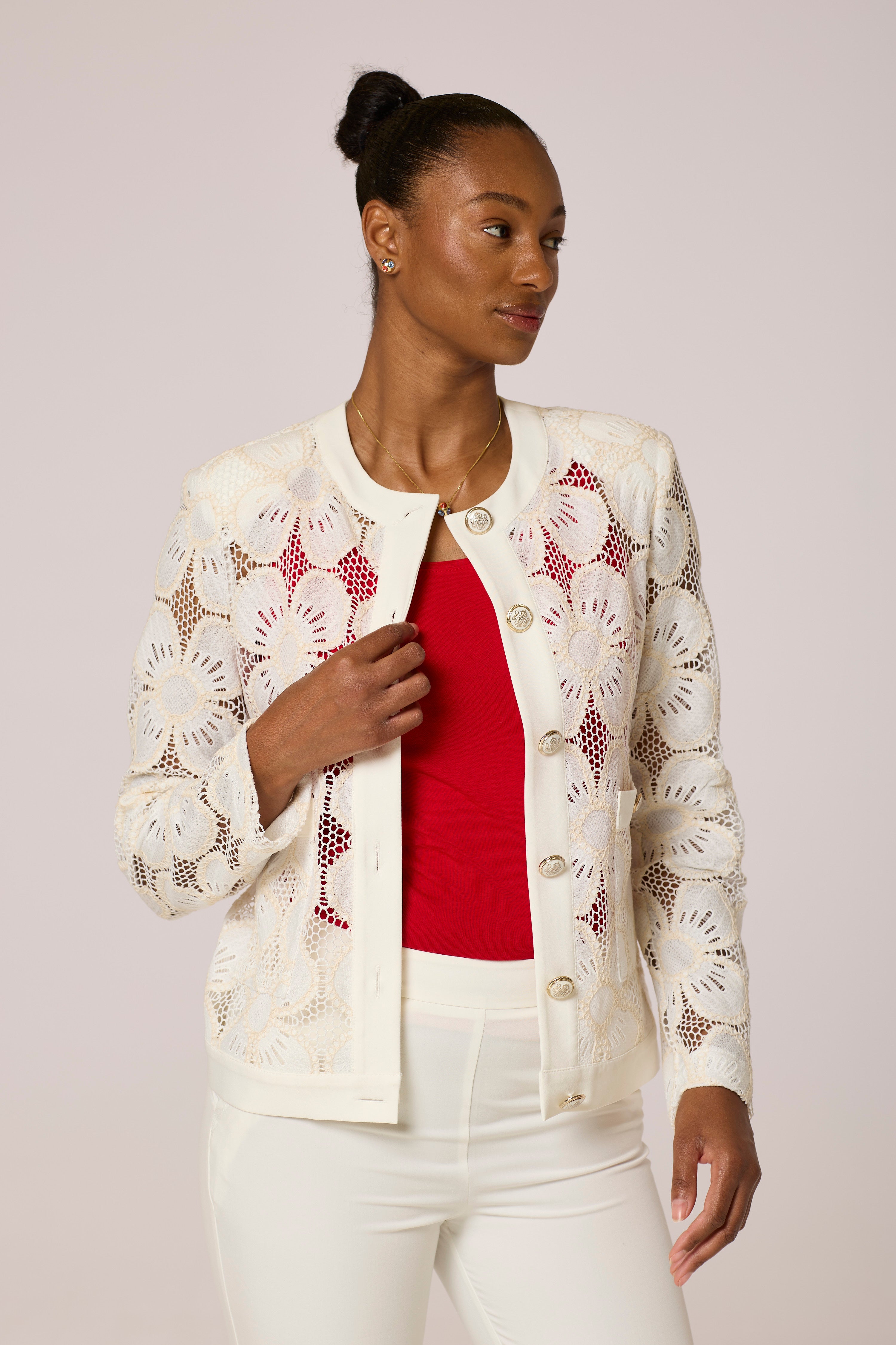 Ivory Lace Dream Jacket