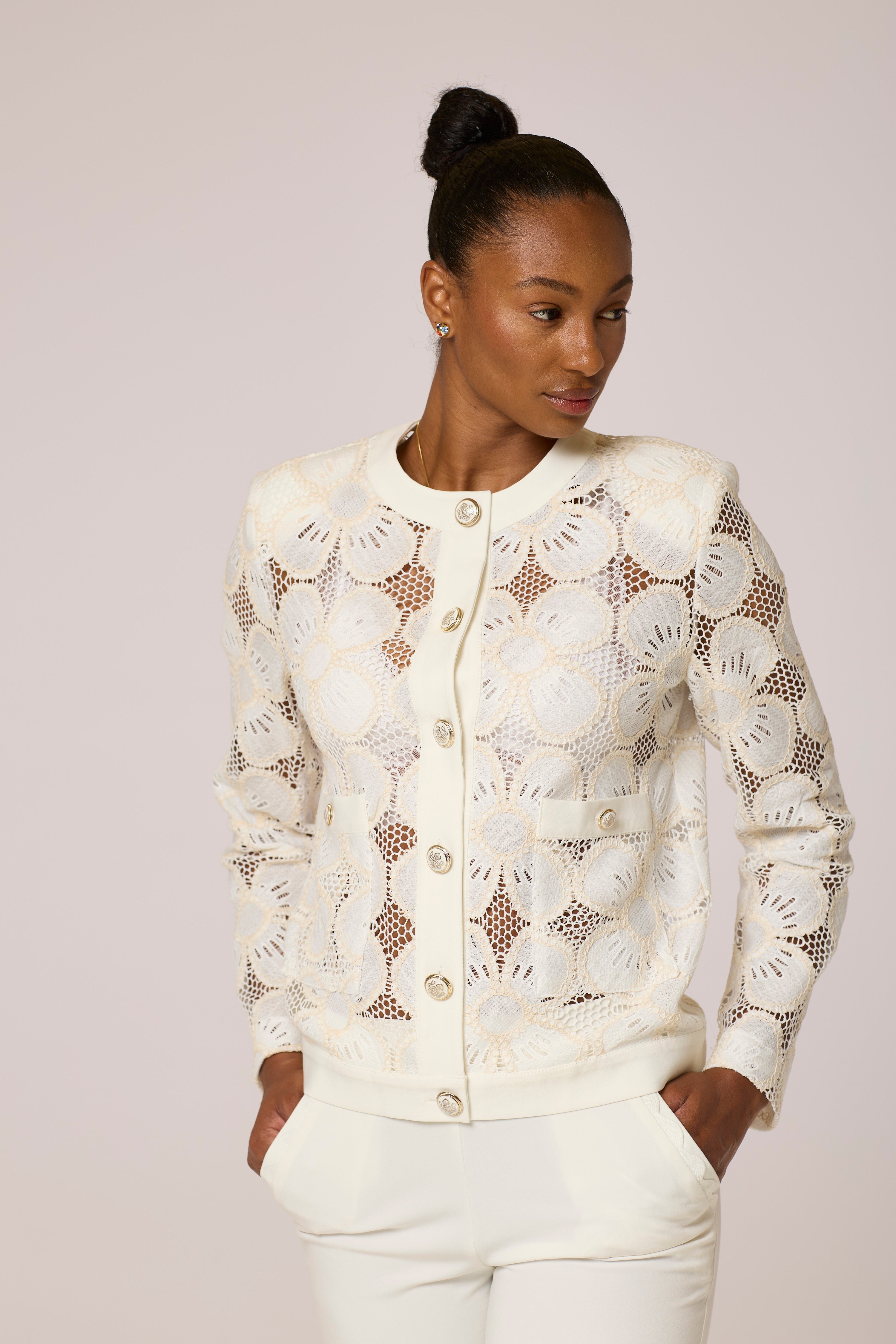 Ivory Lace Dream Jacket