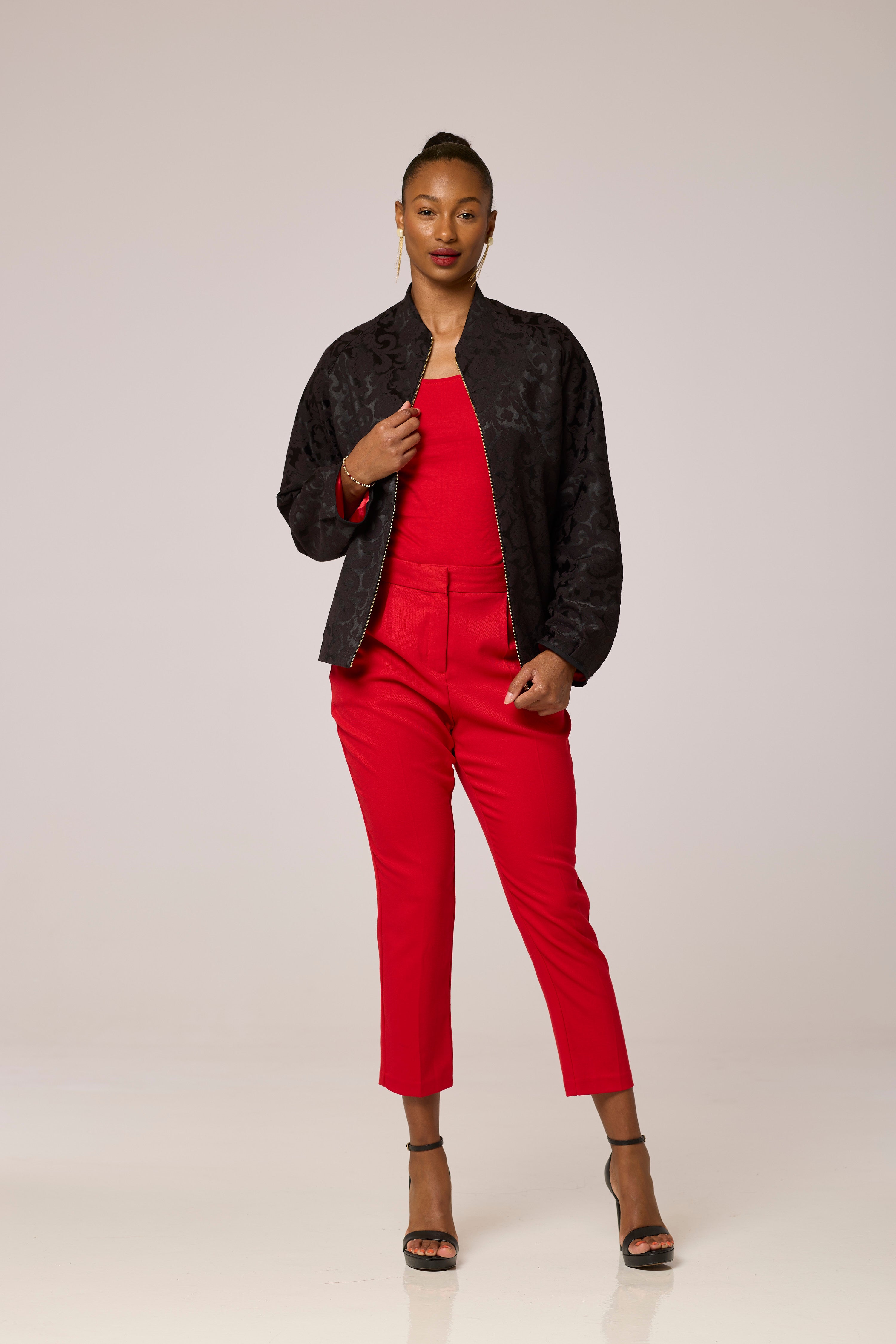 Midnight Luxe Jacquard  Jacket