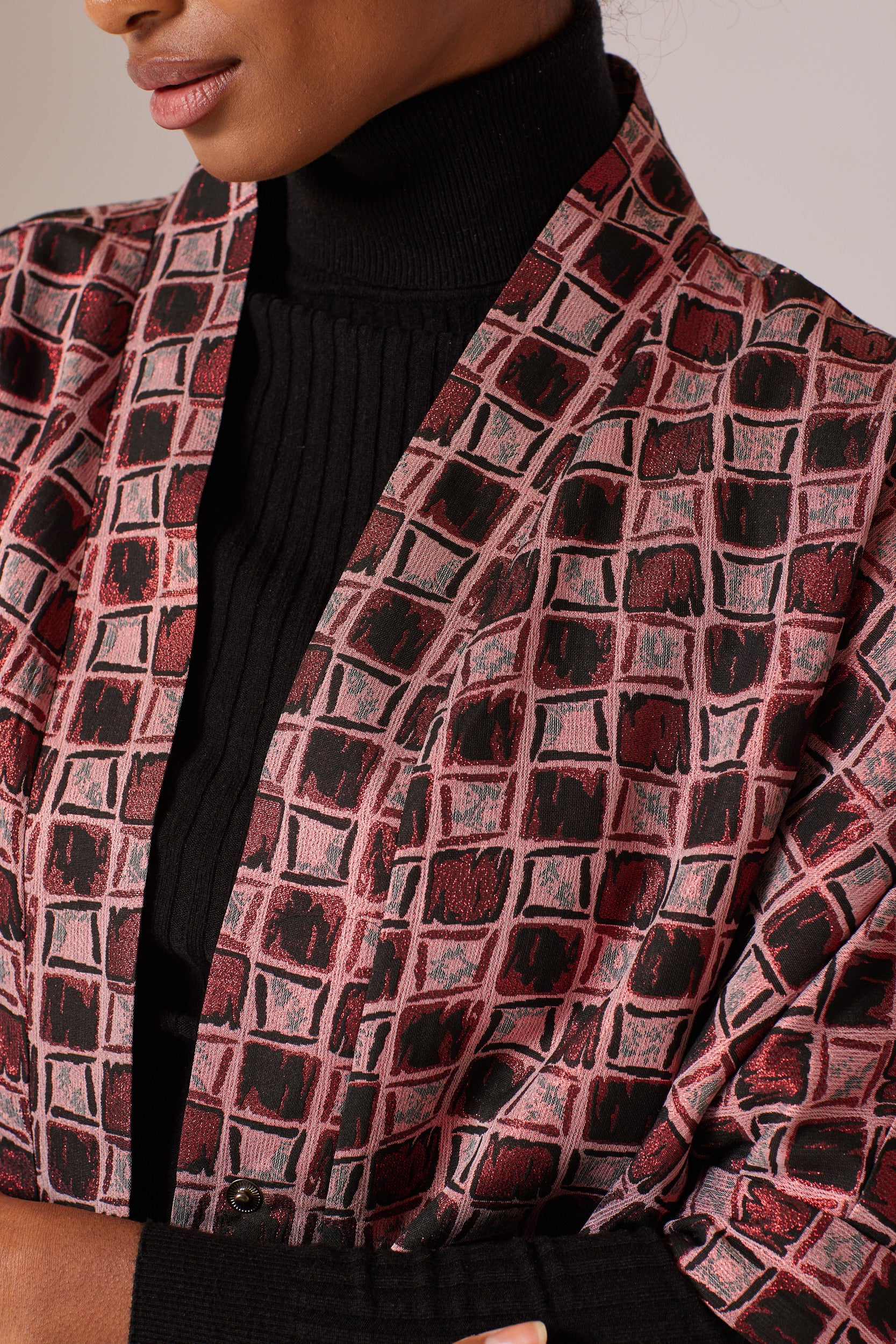 CrimsonSquaredElegance, ScarletSquareEssence, RubyRedBoxedChic, RougeMidiGeometry, GarnetCheckeredHarmony, RedSquareRadiance, MaroonSquaredWhisper, CrimsonMosaicKimono, ScarletBoxedElegance, RubyRedGeometryStyle,