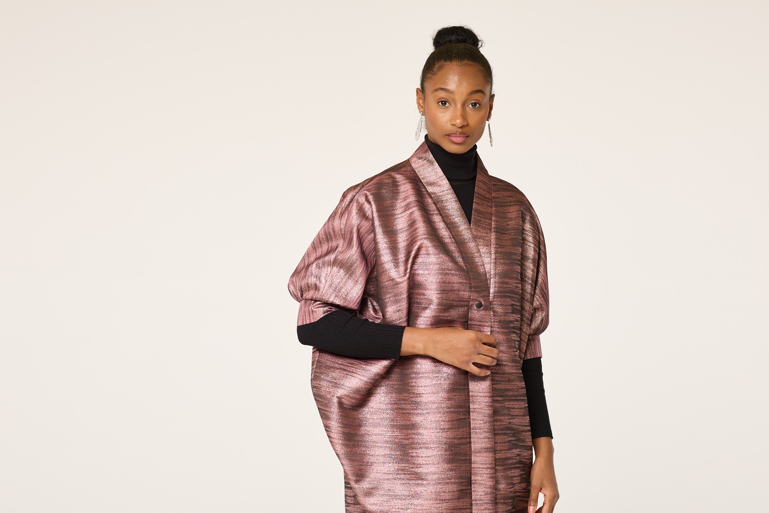 Rose Sand Storm Kimono