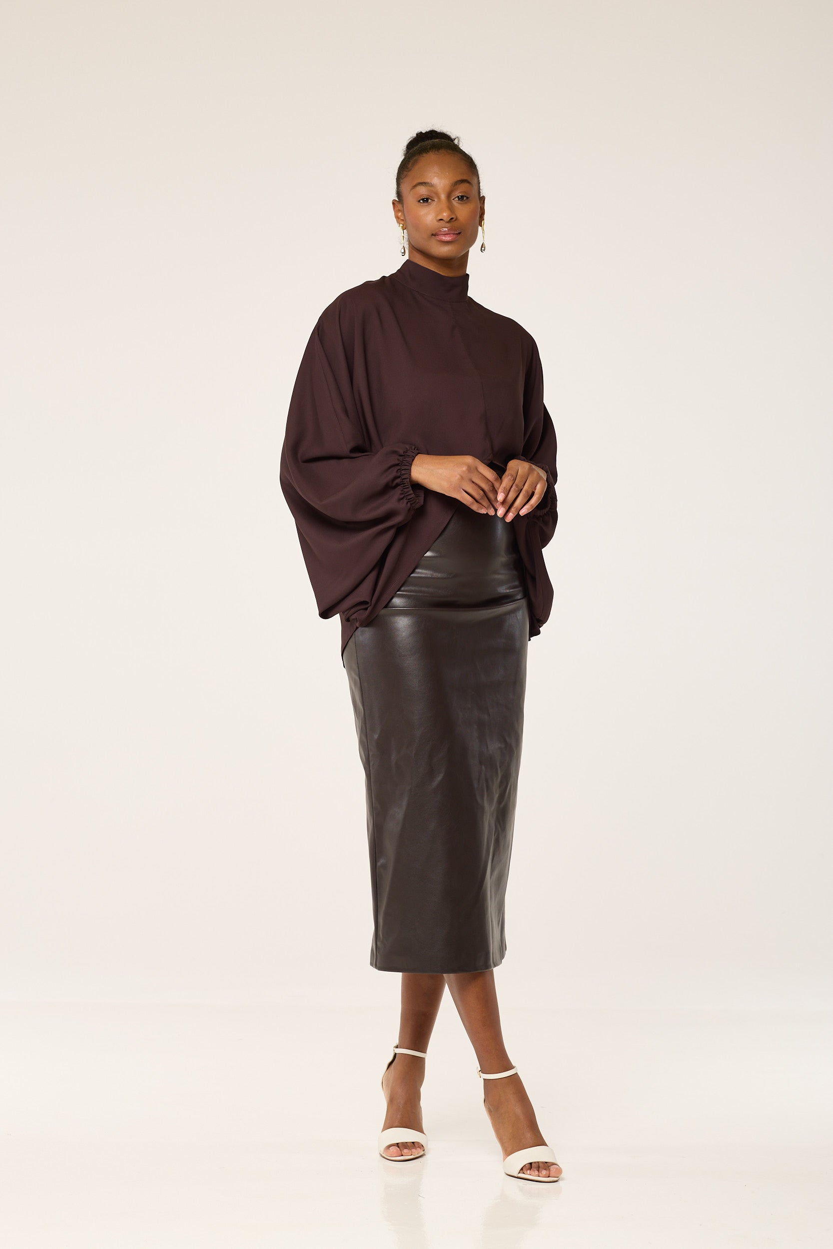 CocoaSatinElegance, MochaSilkChic, EspressoGlamTunic, ChestnutSatinStyle, TawnyLuxuryDrape, SableSatinEssence, VelvetyBrownTunic, RichMinkSilhouette, MahoganySatinHarmony, WalnutEleganceTunic,