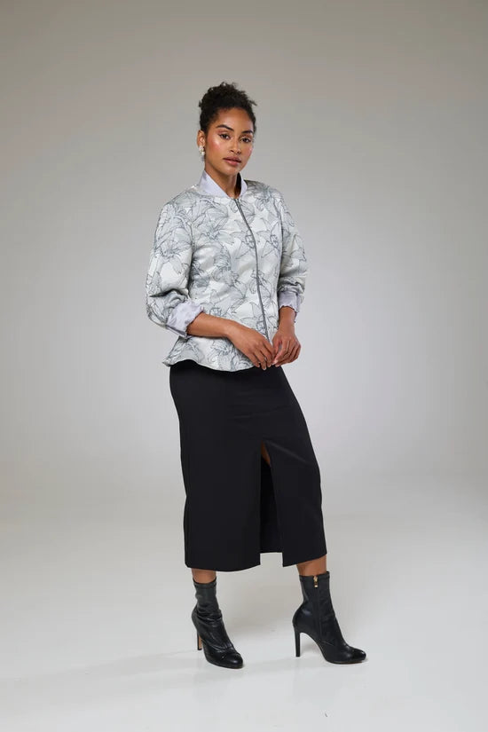 Twilight Flora Fitted Jacket Blouse