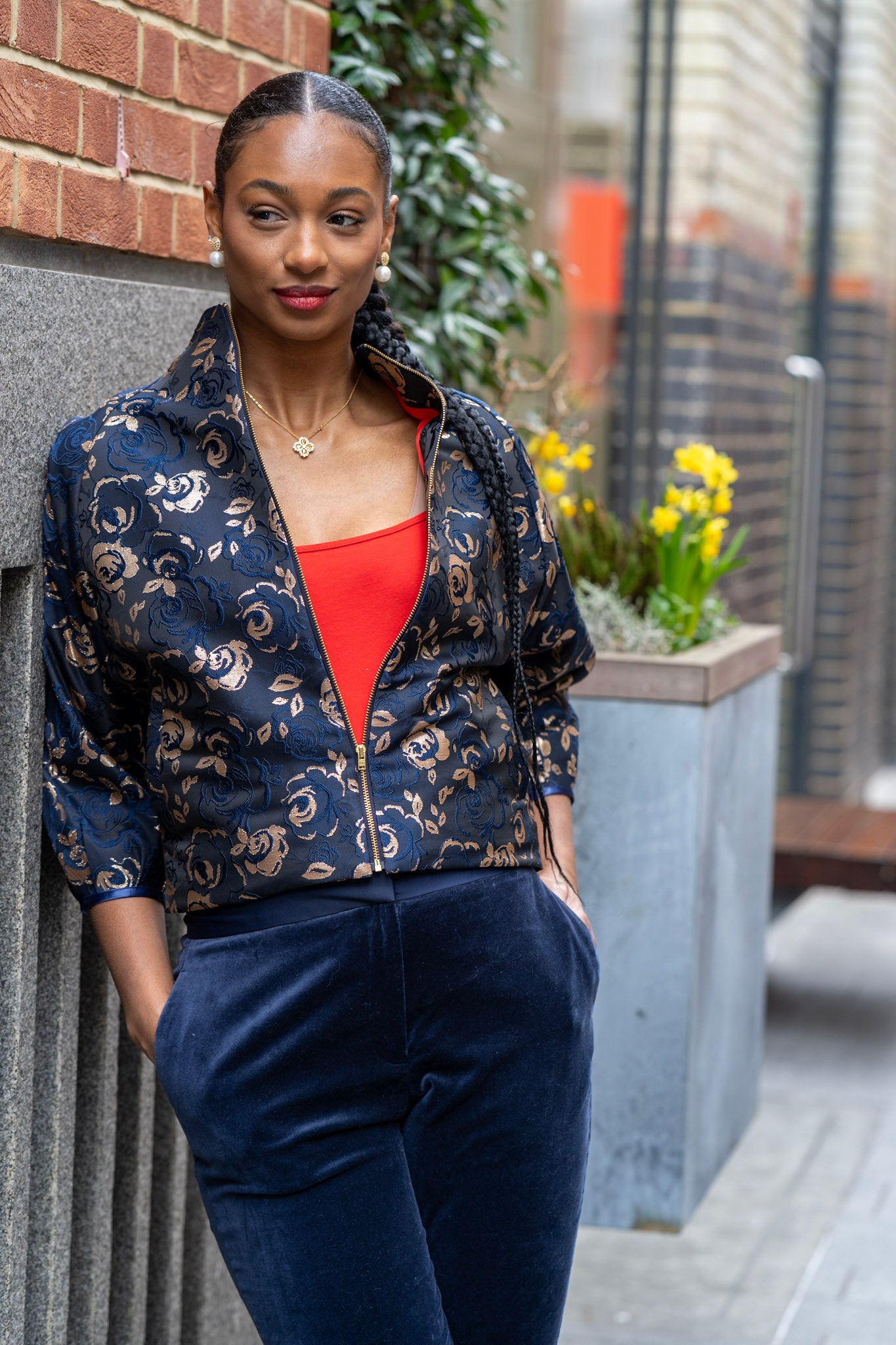 Regal Azura Blossom Jacket