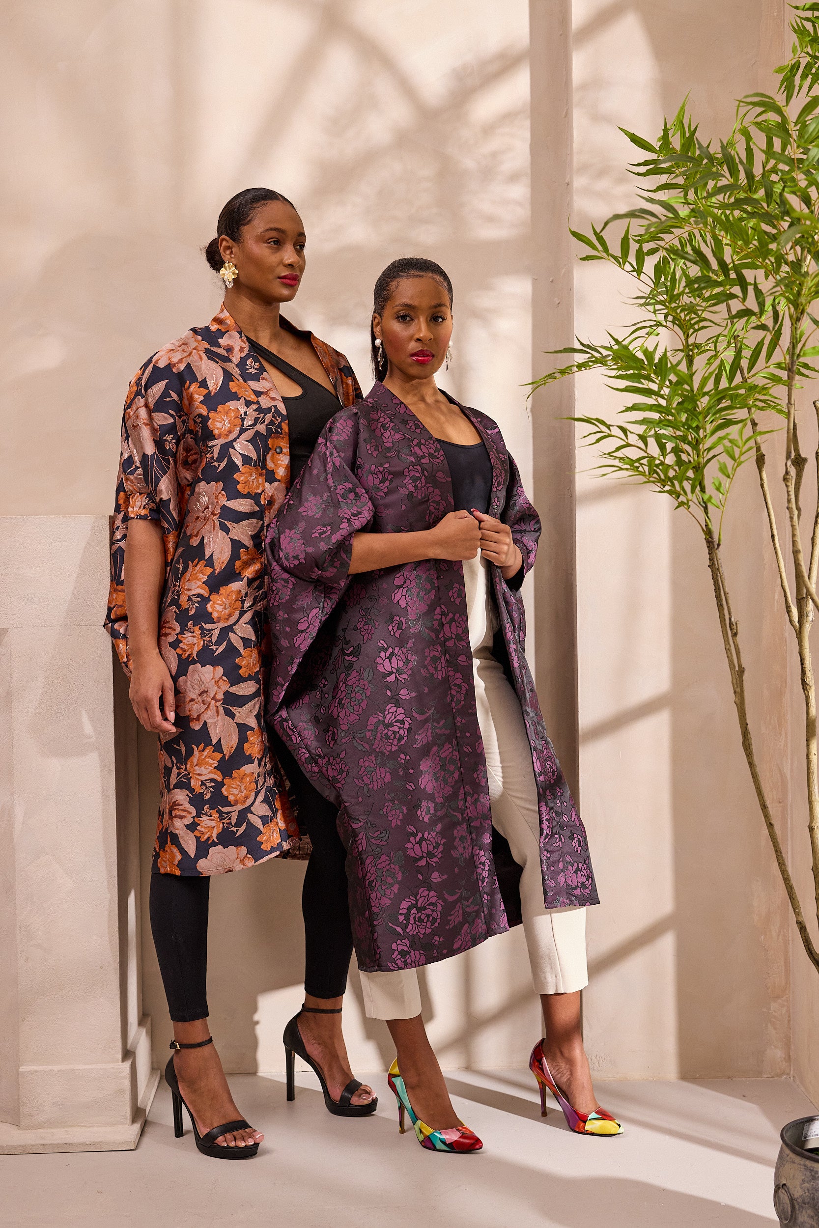Lavender Bloom Kimono Jacket