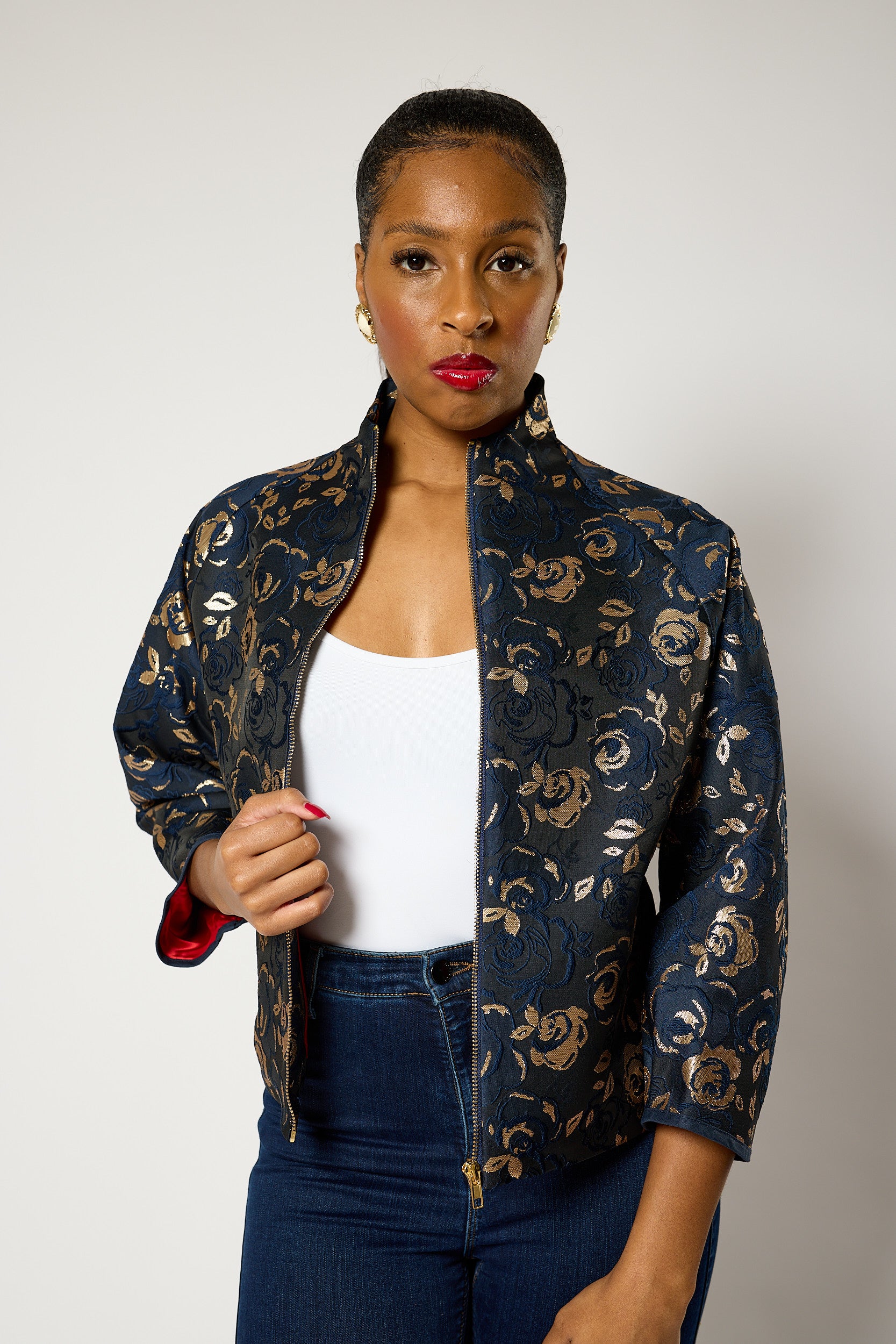 Regal Azura Blossom Jacket
