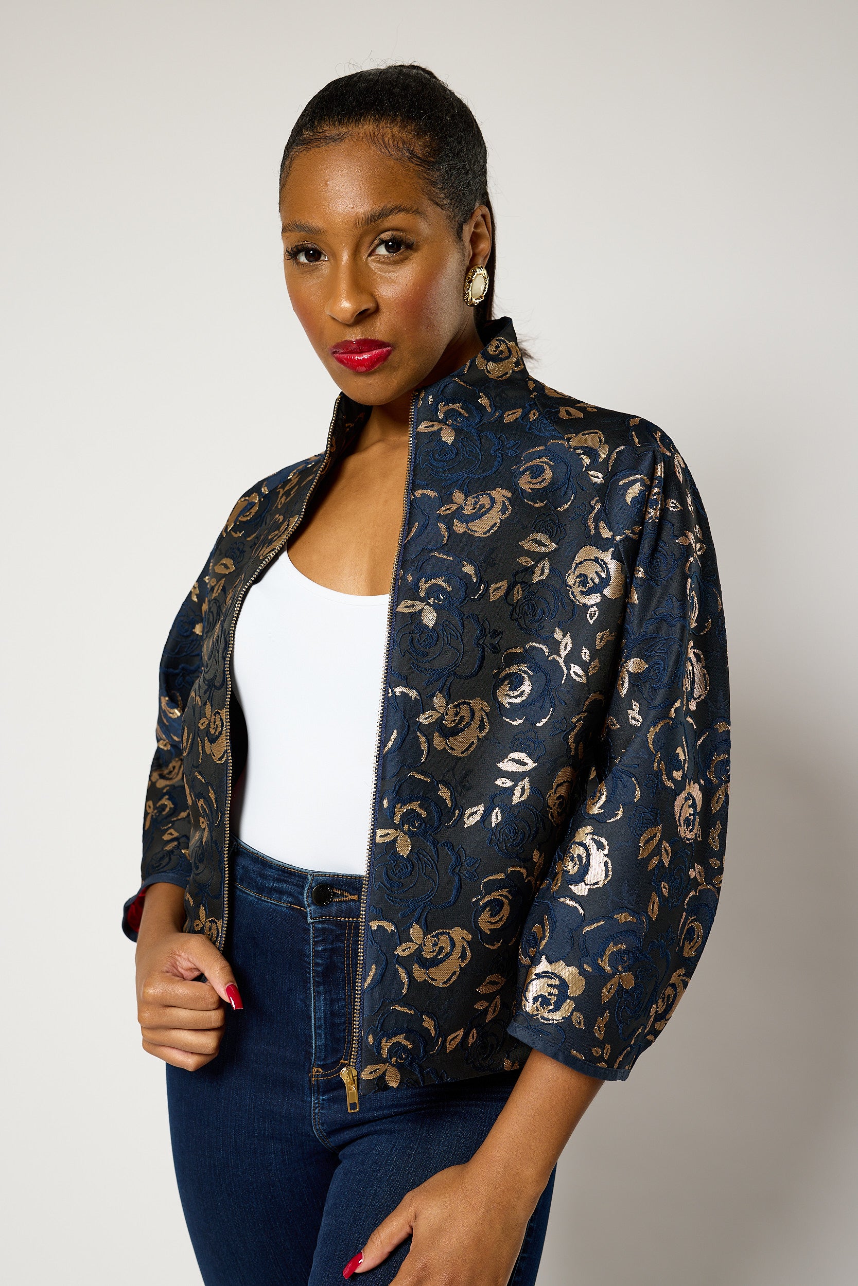 Regal Azura Blossom Jacket