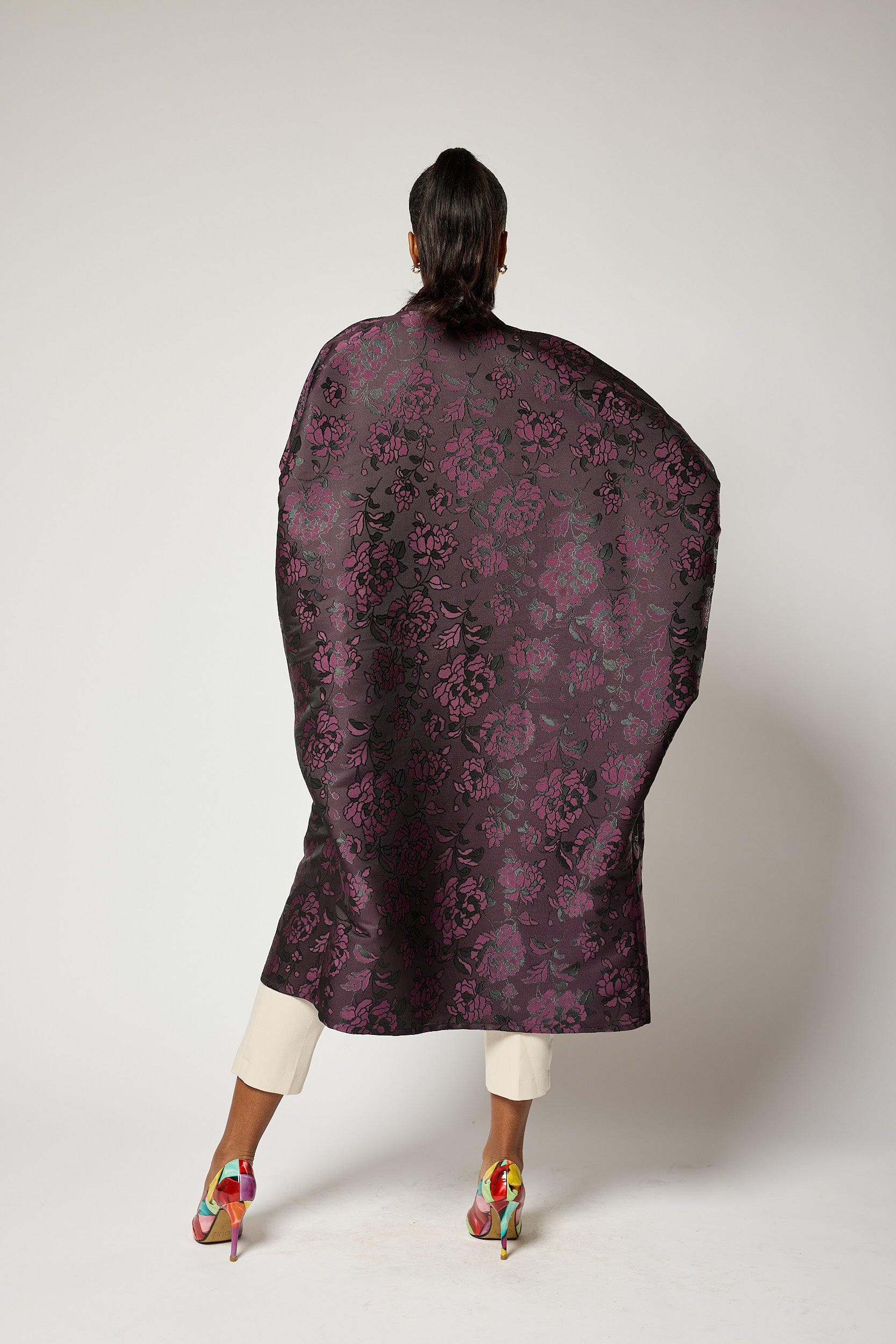 Lavender Bloom Kimono Jacket
