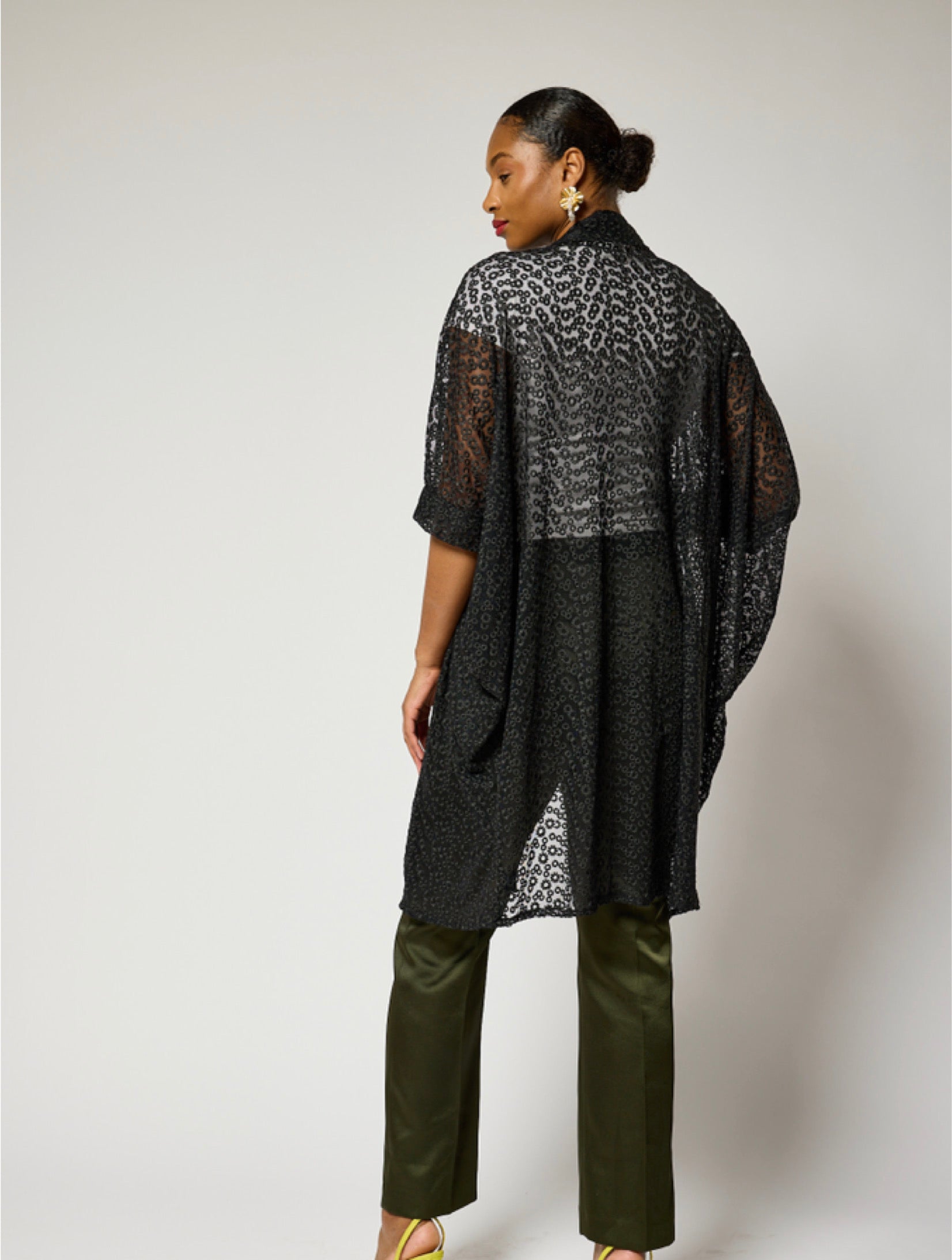 Lacy Luxe Kimono Jacket