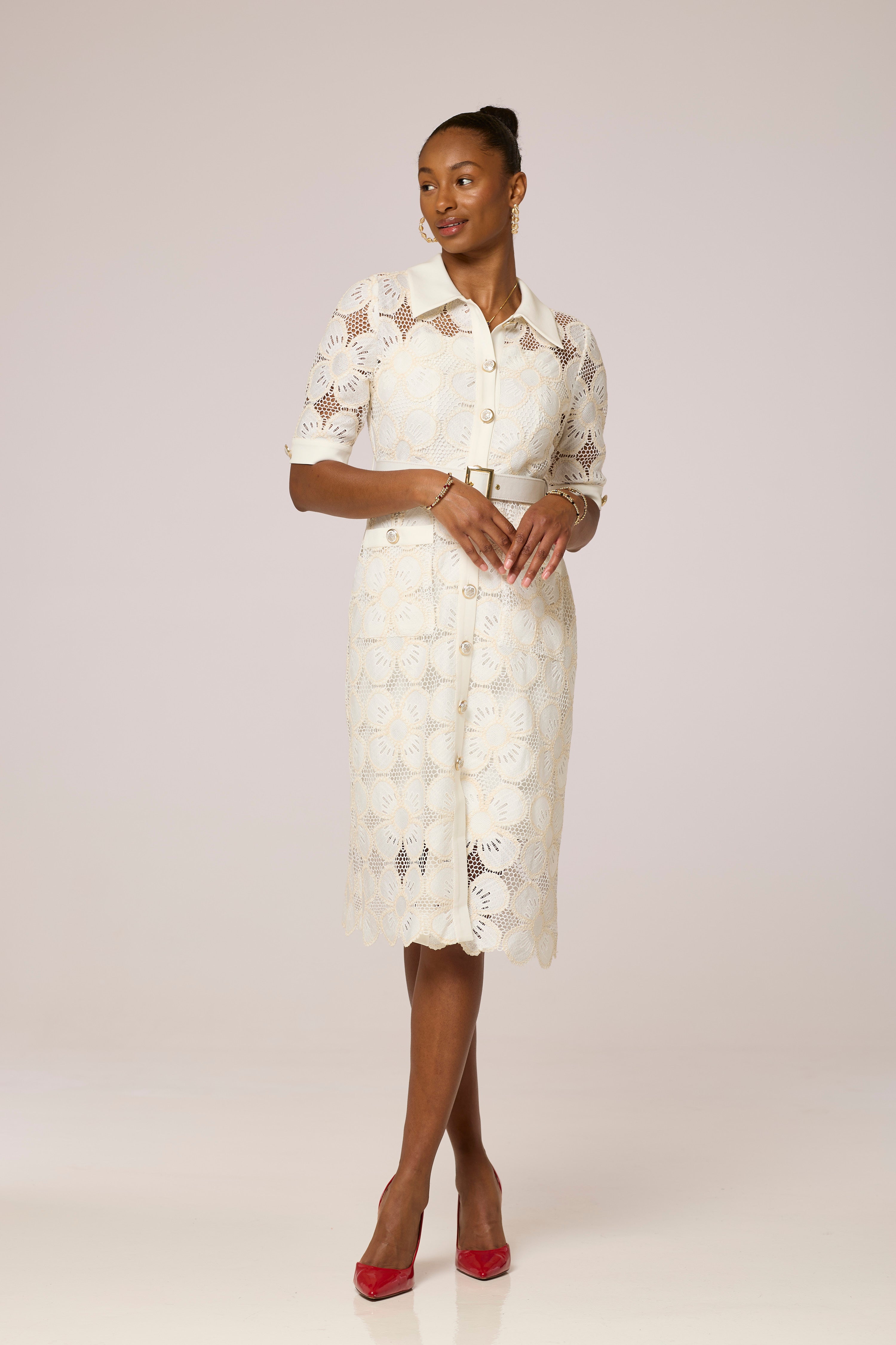 Ivory Lace Dress