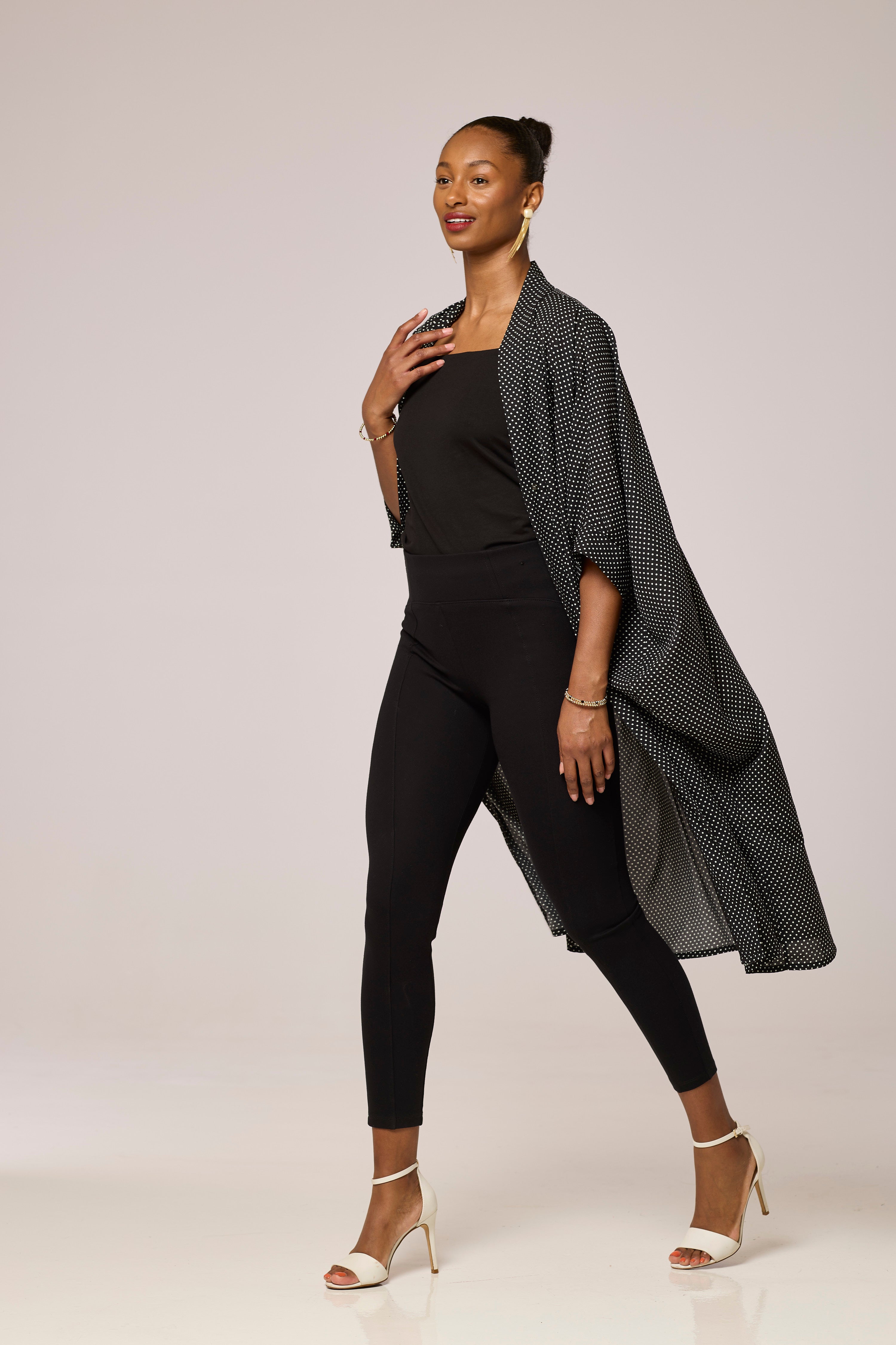 Poker Dot Kimono Jacket