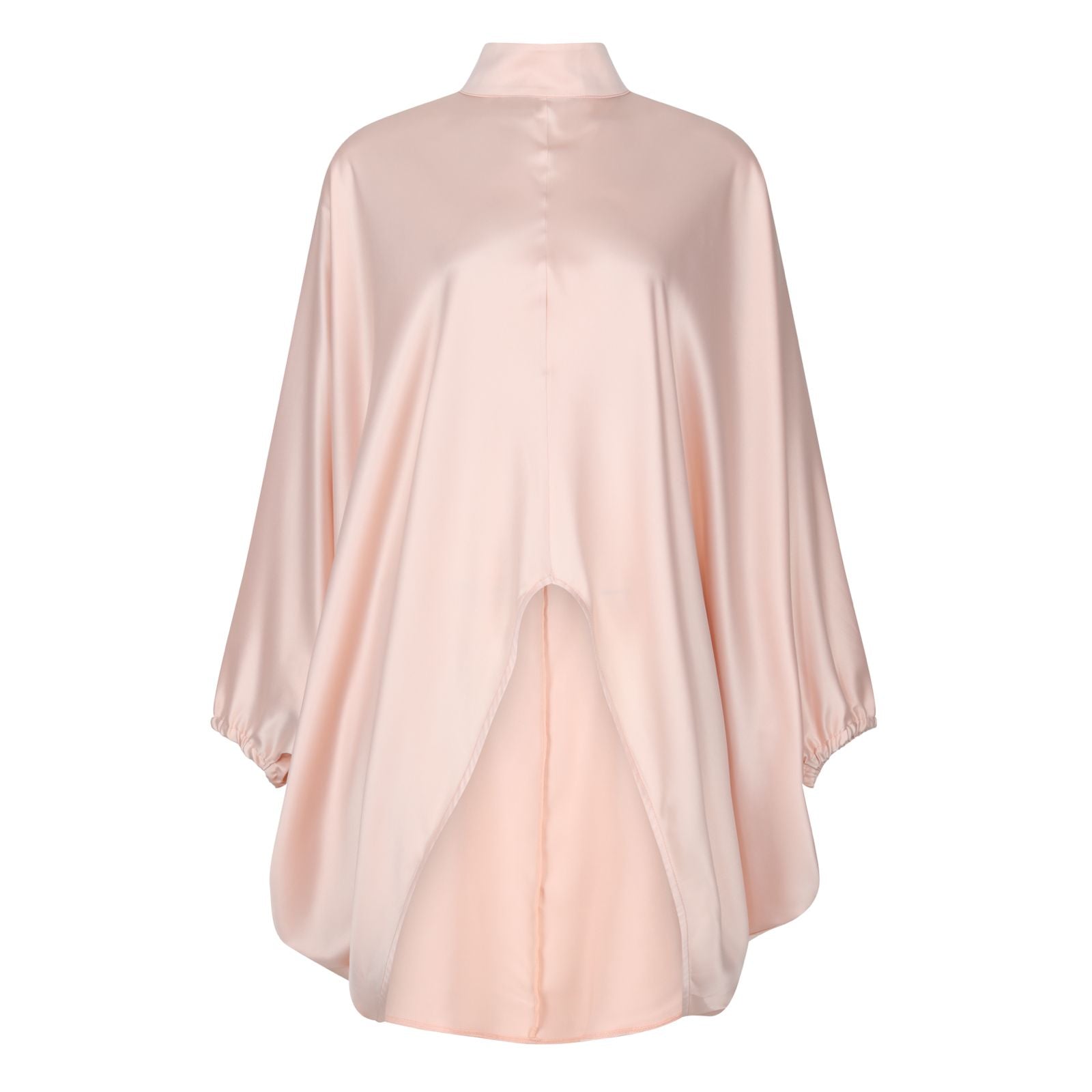 Satin Peach Long Tunic
