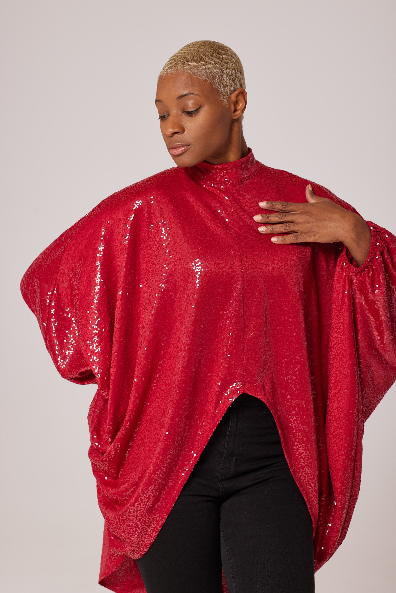 ScarletSequinElegance, CrimsonGlitterDrape, RubyRedSparkleTunic, CherryCharmSequin, GarnetGlamourSweep, ScarletCascadeGlitz, BerryBurstSequinStyle, RougeRadianceTunic, WineGlowSequinDrapery, CherryFlareSequinChic,