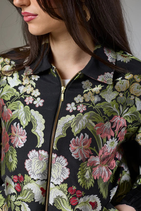 Floral Heaven  Bomber Jacket