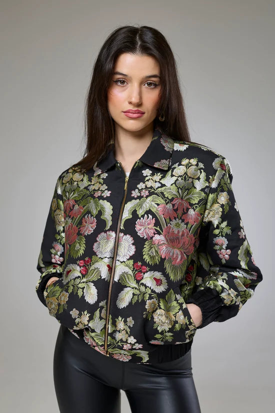 Floral Heaven  Bomber Jacket