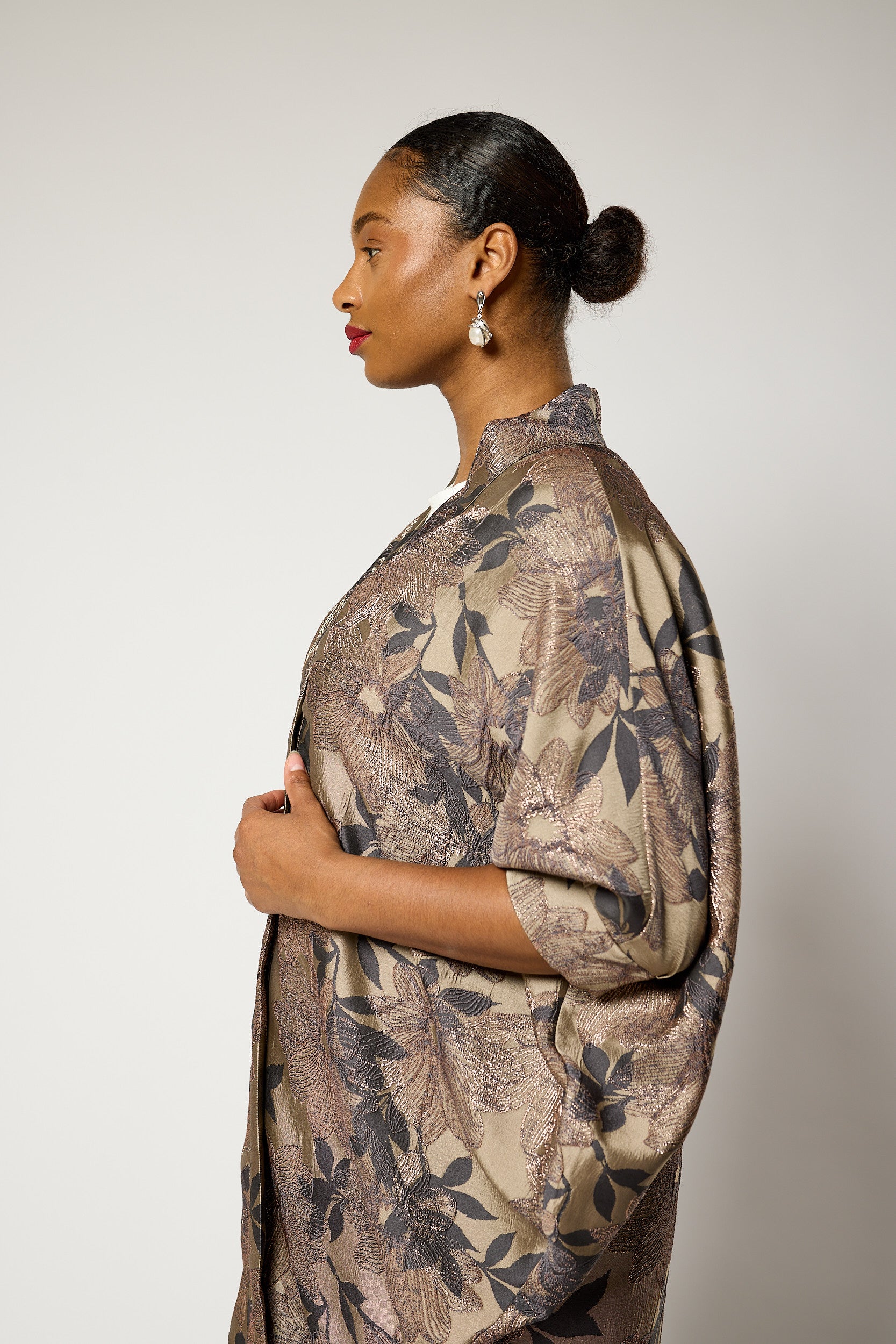 Ashy Petal Kimono Jacket