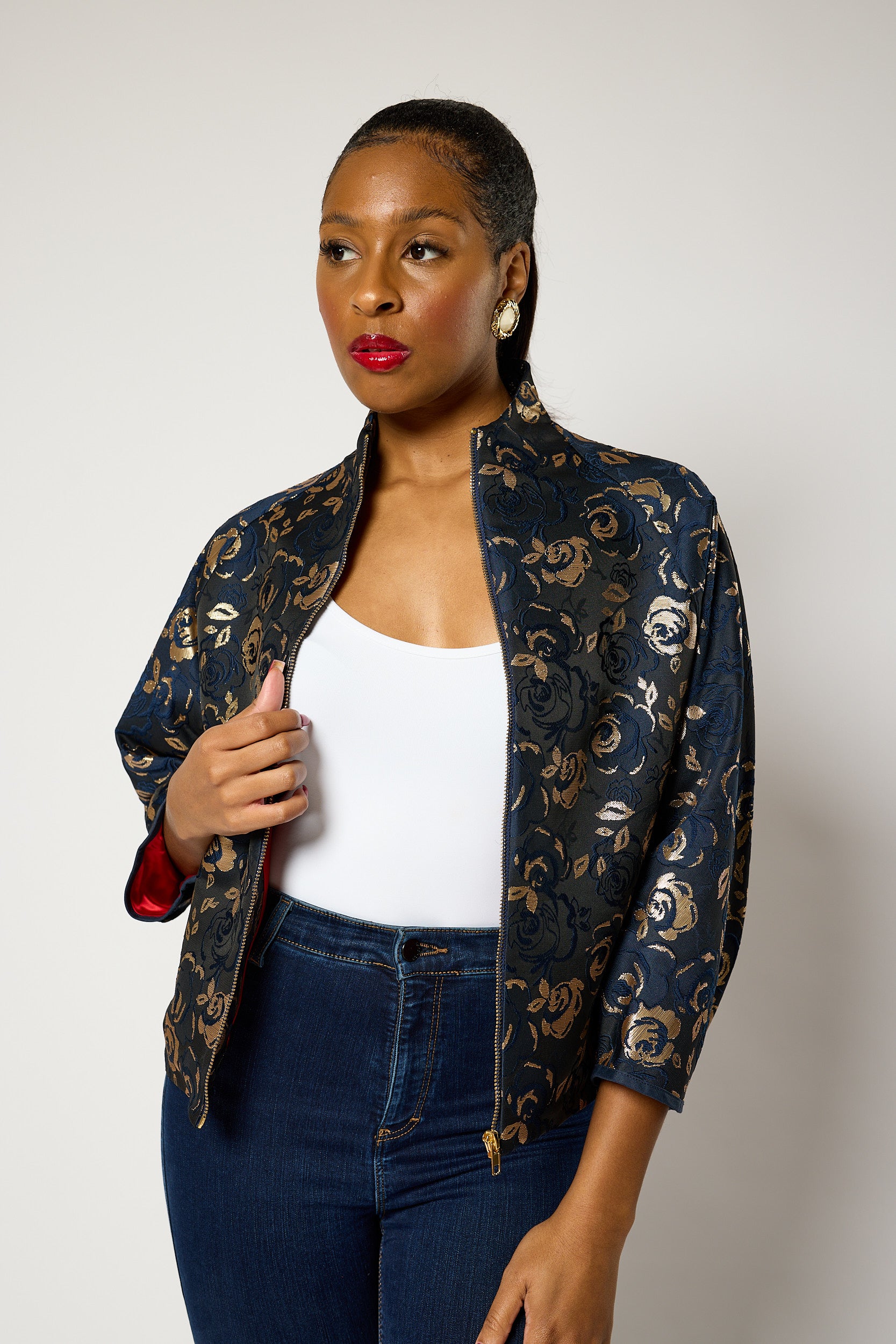 Regal Azura Blossom Jacket