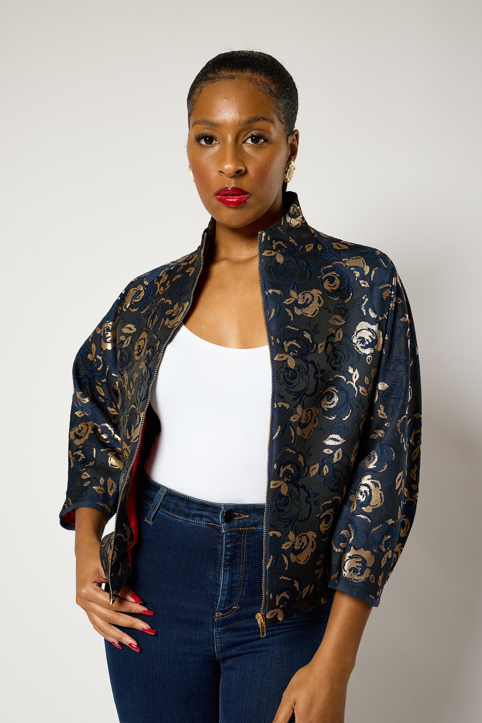 Regal Azura Blossom Jacket