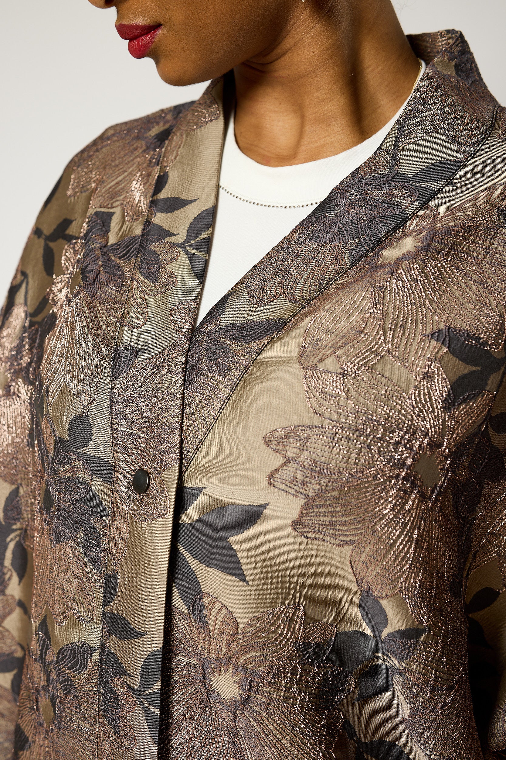 Ashy Petal Kimono Jacket