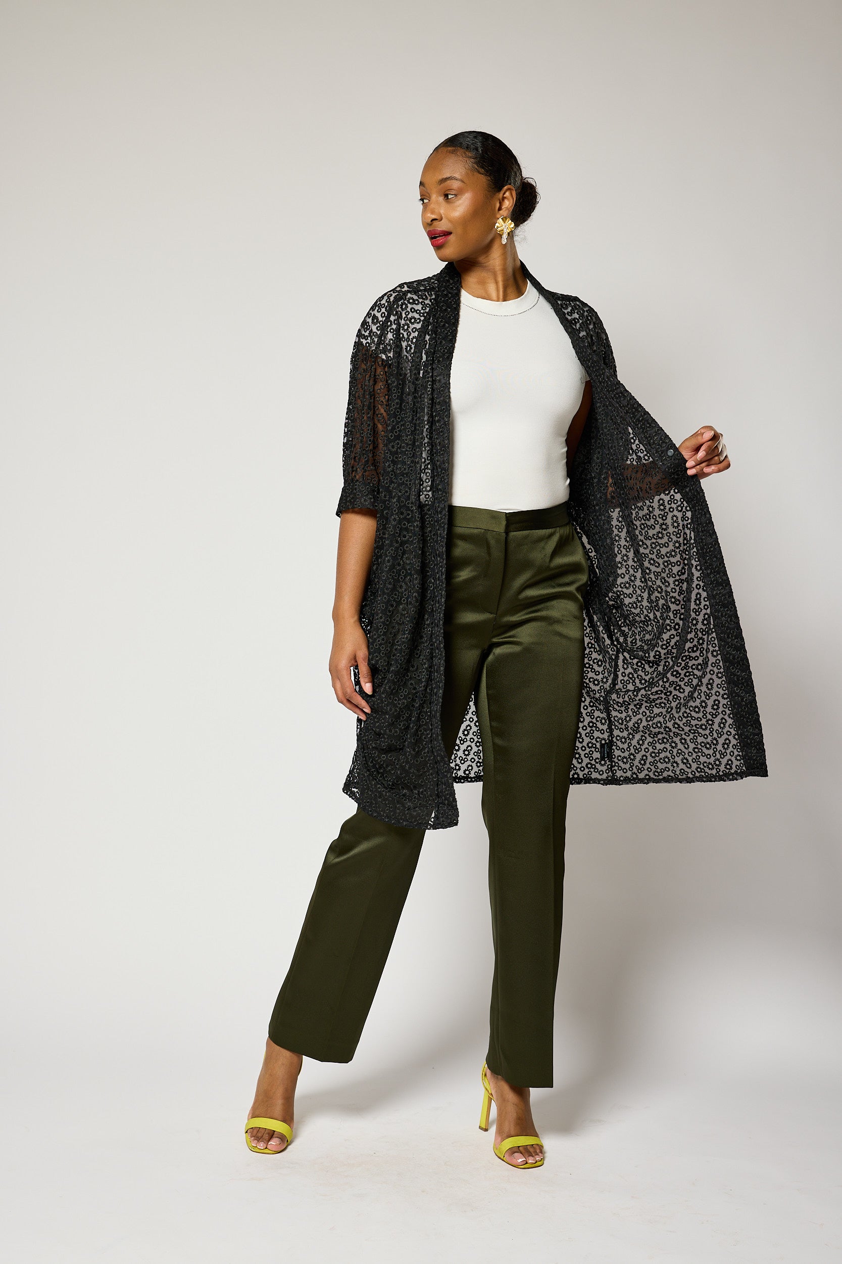 Lacy Luxe Kimono Jacket