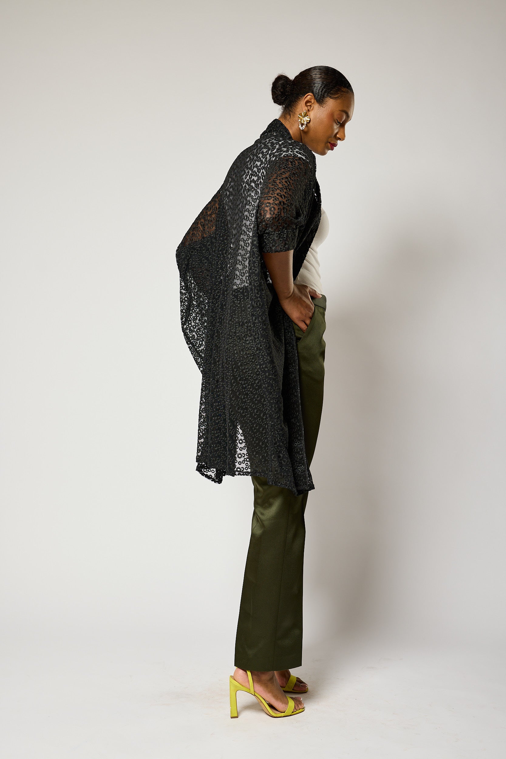 Lacy Luxe Kimono Jacket