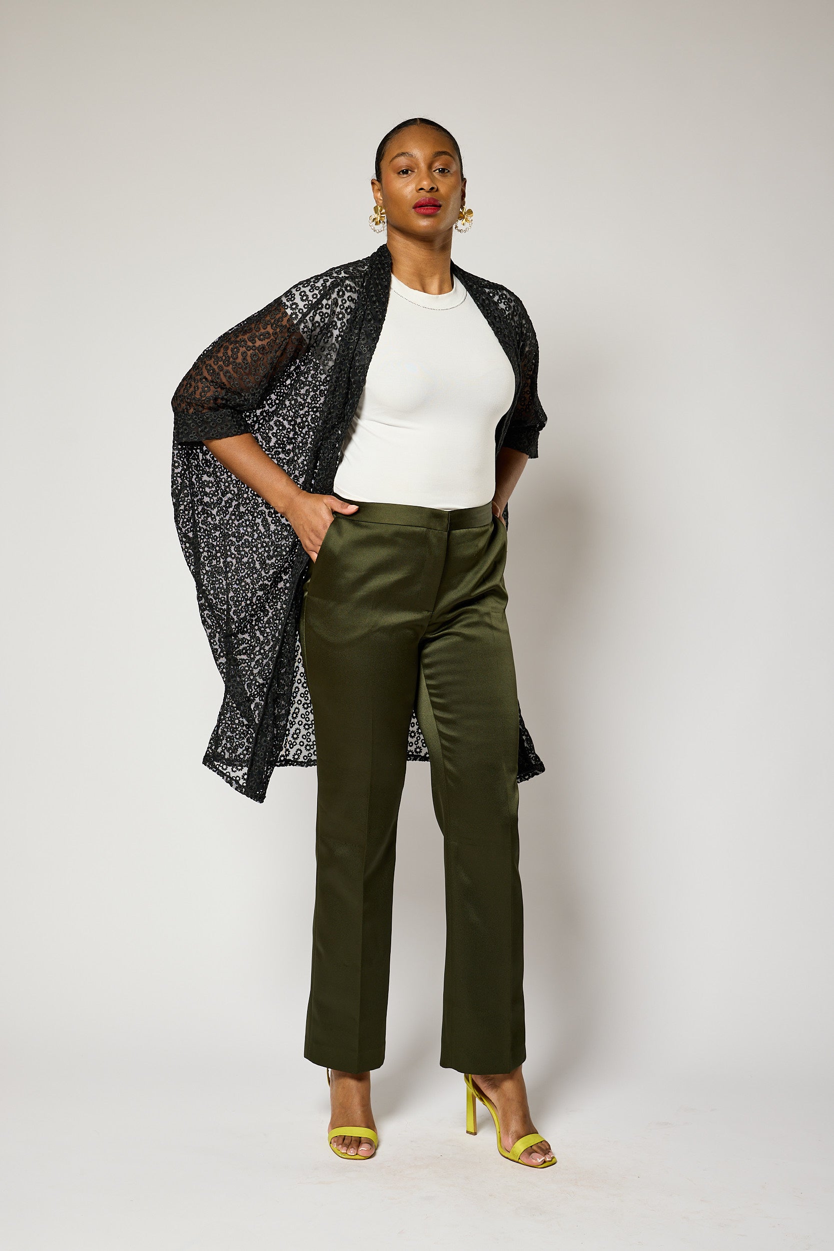Lacy Luxe Kimono Jacket