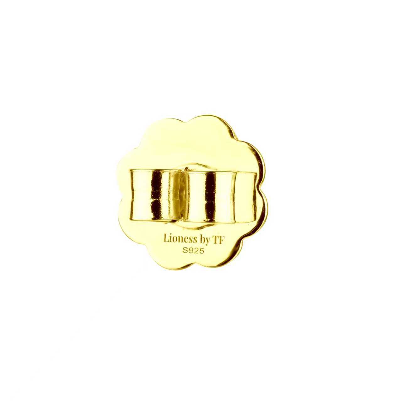 Luma Hoops Earrings - 14K Gold Vermeil, Moissanite